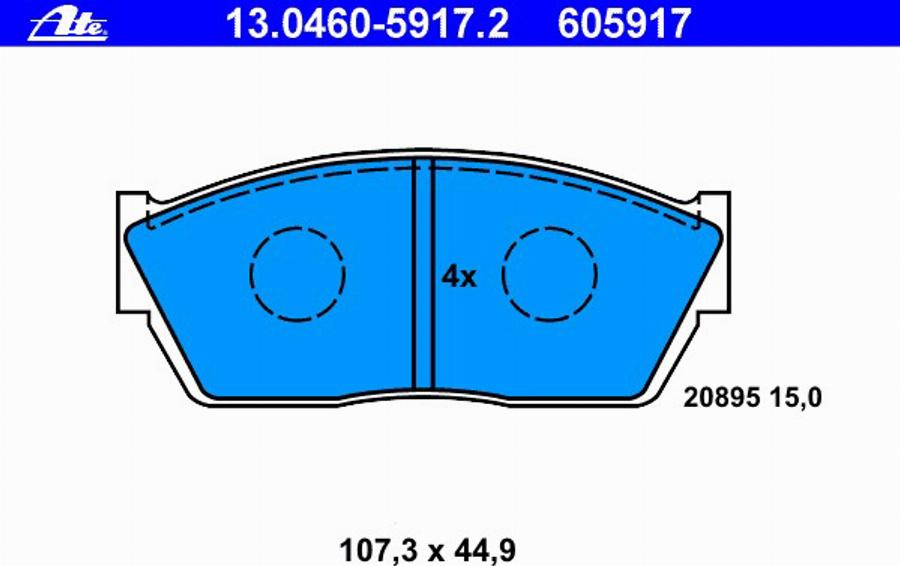 ATE 13.0460-5917.2 - Jarrupala, levyjarru inparts.fi