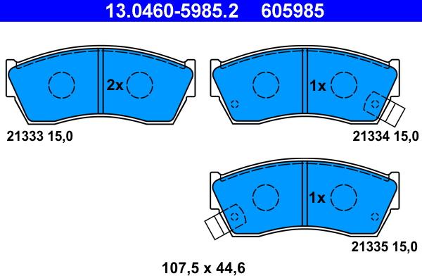 ATE 13.0460-5985.2 - Jarrupala, levyjarru inparts.fi