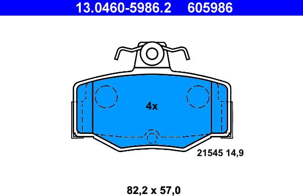 ATE 13.0460-5986.2 - Jarrupala, levyjarru inparts.fi