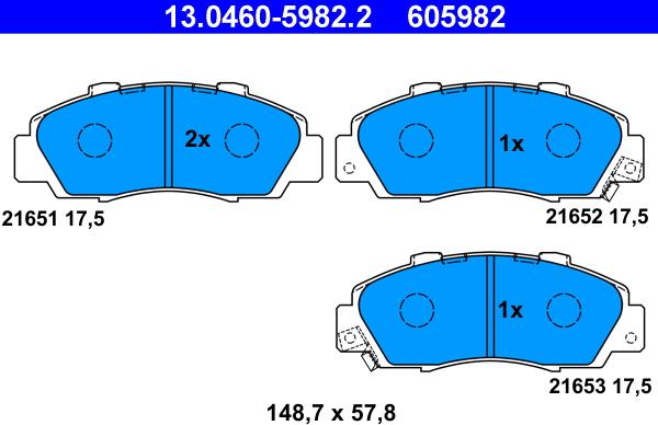 ATE 13.0460-5982.2 - Jarrupala, levyjarru inparts.fi