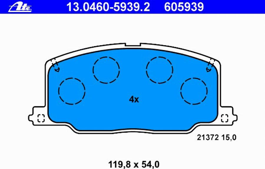 ATE 13.0460-5939.2 - Jarrupala, levyjarru inparts.fi