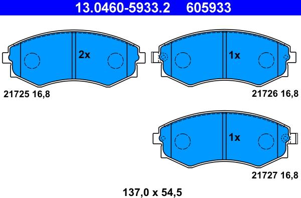 ATE 13.0460-5933.2 - Jarrupala, levyjarru inparts.fi