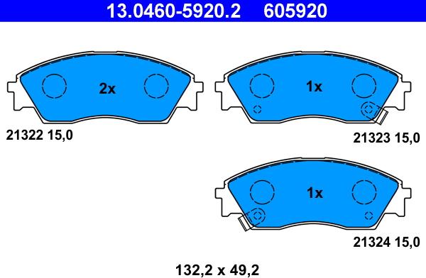 ATE 13.0460-5920.2 - Jarrupala, levyjarru inparts.fi