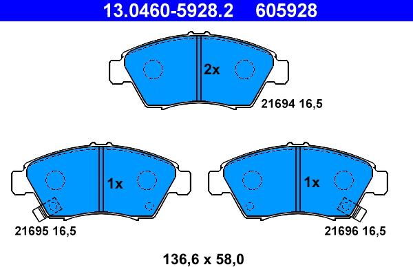 ATE 13.0460-5928.2 - Jarrupala, levyjarru inparts.fi