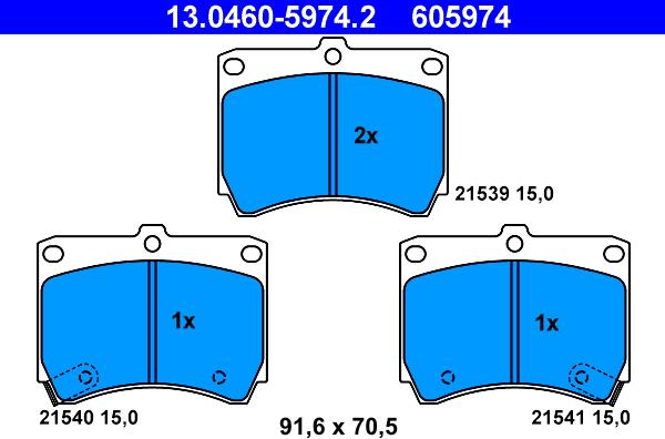 ATE 13.0460-5974.2 - Jarrupala, levyjarru inparts.fi