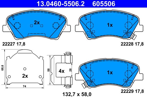 ATE 13.0460-5506.2 - Jarrupala, levyjarru inparts.fi