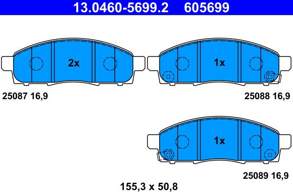 ATE 13.0460-5699.2 - Jarrupala, levyjarru inparts.fi