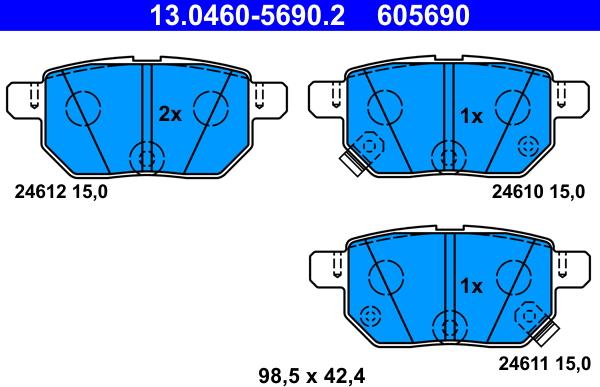 ATE 13.0460-5690.2 - Jarrupala, levyjarru inparts.fi