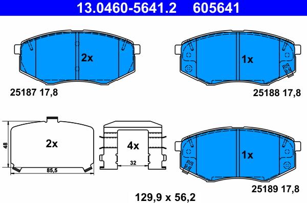 ATE 13.0460-5641.2 - Jarrupala, levyjarru inparts.fi