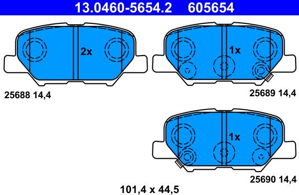 ATE 13.0460-5654.2 - Jarrupala, levyjarru inparts.fi