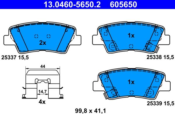 ATE 13.0460-5650.2 - Jarrupala, levyjarru inparts.fi