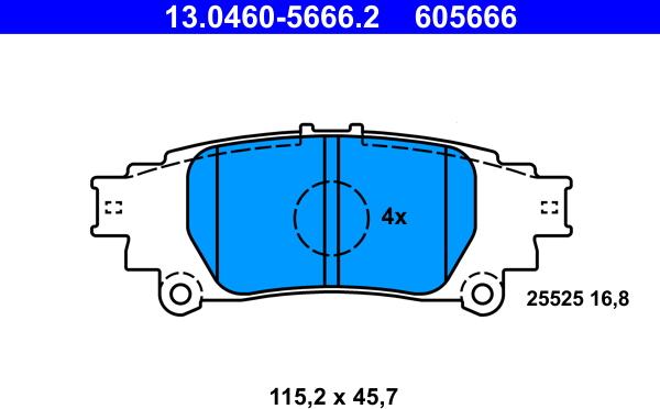 ATE 13.0460-5666.2 - Jarrupala, levyjarru inparts.fi