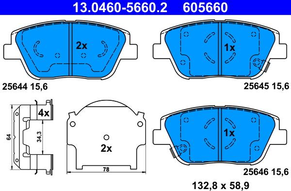 ATE 13.0460-5660.2 - Jarrupala, levyjarru inparts.fi