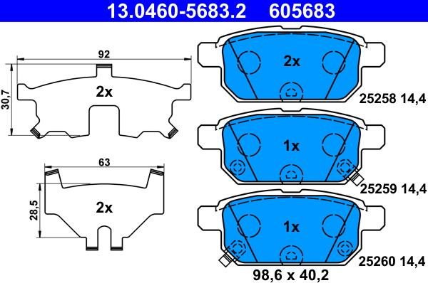 ATE 13.0460-5683.2 - Jarrupala, levyjarru inparts.fi