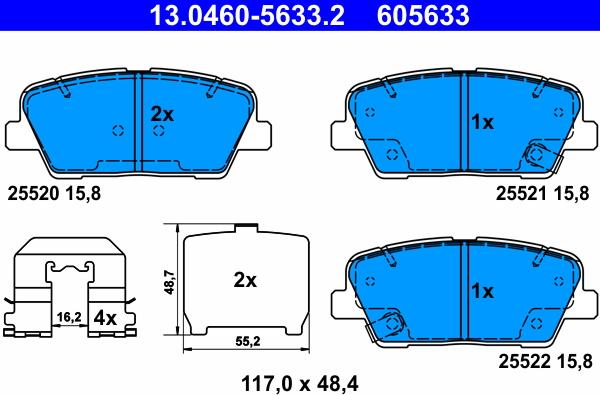 ATE 13.0460-5633.2 - Jarrupala, levyjarru inparts.fi