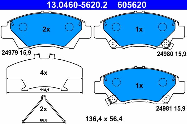 ATE 13.0460-5620.2 - Jarrupala, levyjarru inparts.fi