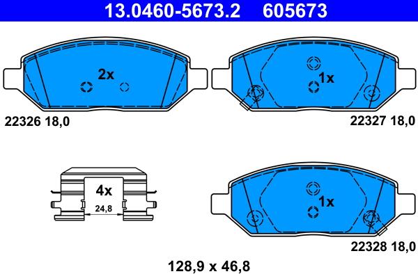 ATE 13.0460-5673.2 - Jarrupala, levyjarru inparts.fi