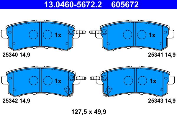 ATE 13.0460-5672.2 - Jarrupala, levyjarru inparts.fi