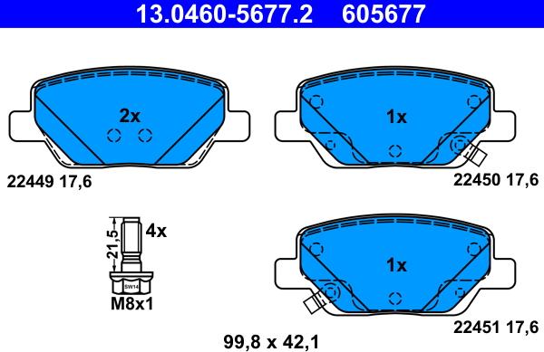 ATE 13.0460-5677.2 - Jarrupala, levyjarru inparts.fi