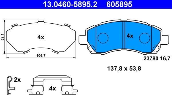 ATE 13.0460-5895.2 - Jarrupala, levyjarru inparts.fi