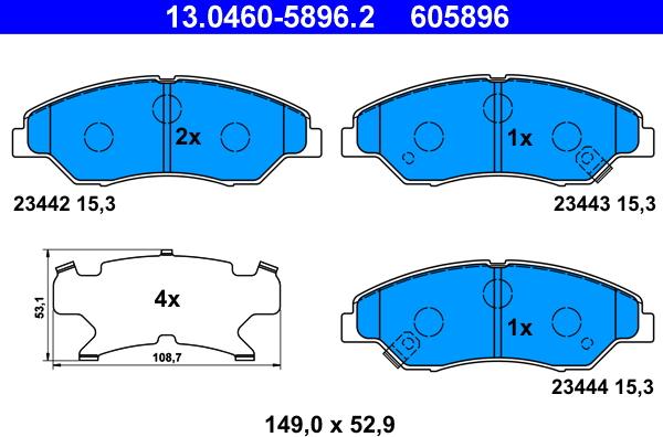 ATE 13.0460-5896.2 - Jarrupala, levyjarru inparts.fi