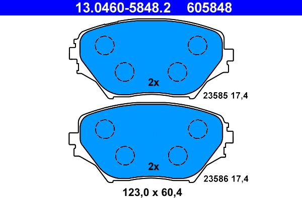 ATE 13.0460-5848.2 - Jarrupala, levyjarru inparts.fi