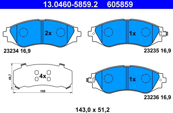 ATE 13.0460-5859.2 - Jarrupala, levyjarru inparts.fi