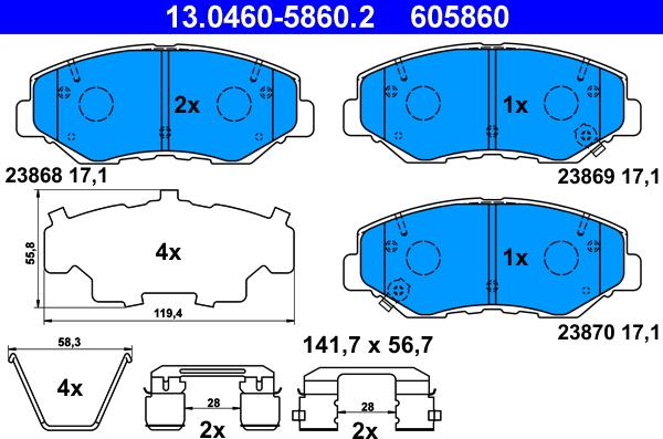 ATE 13.0460-5860.2 - Jarrupala, levyjarru inparts.fi