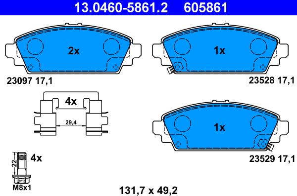 ATE 13.0460-5861.2 - Jarrupala, levyjarru inparts.fi