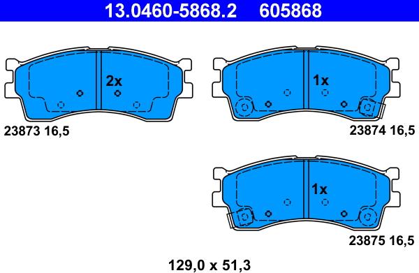 ATE 13.0460-5868.2 - Jarrupala, levyjarru inparts.fi