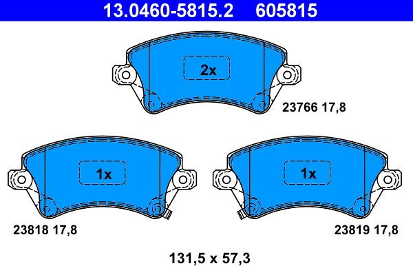 ATE 13.0460-5815.2 - Jarrupala, levyjarru inparts.fi