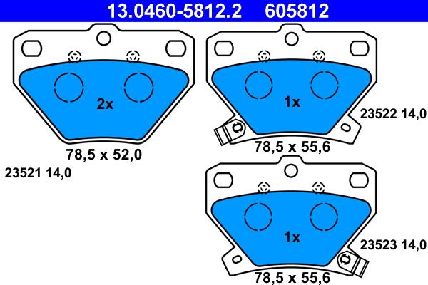 ATE 13.0460-5812.2 - Jarrupala, levyjarru inparts.fi