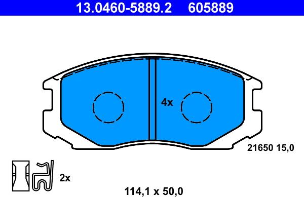 ATE 13.0460-5889.2 - Jarrupala, levyjarru inparts.fi