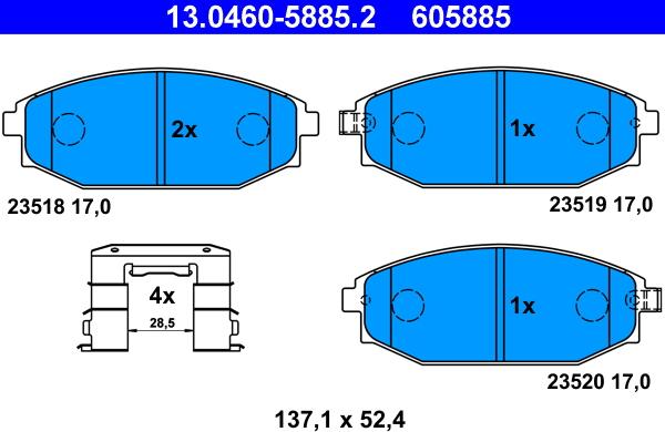 ATE 13.0460-5885.2 - Jarrupala, levyjarru inparts.fi