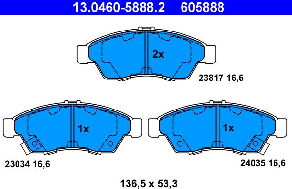 ATE 13.0460-5888.2 - Jarrupala, levyjarru inparts.fi