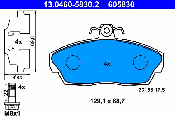 ATE 13.0460-5830.2 - Jarrupala, levyjarru inparts.fi