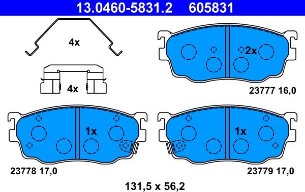 ATE 13.0460-5831.2 - Jarrupala, levyjarru inparts.fi