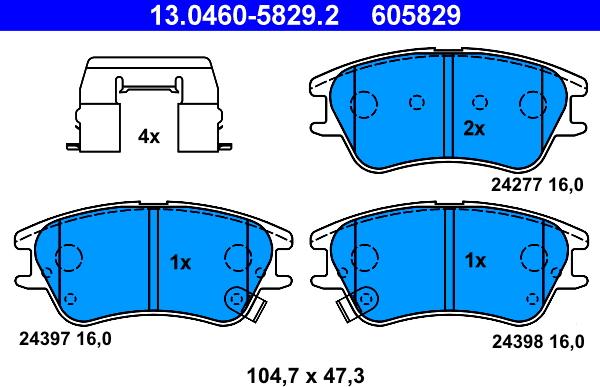 ATE 13.0460-5829.2 - Jarrupala, levyjarru inparts.fi