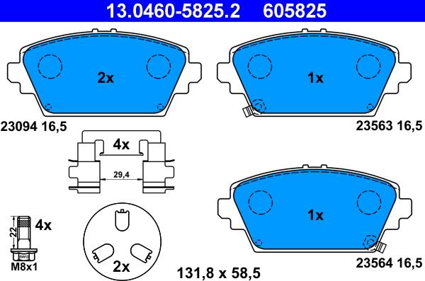 ATE 13.0460-5825.2 - Jarrupala, levyjarru inparts.fi