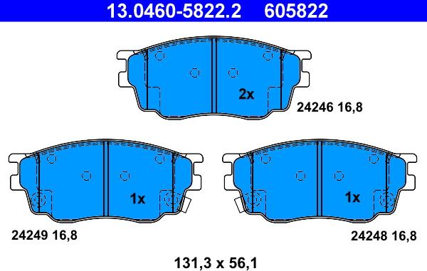 ATE 13.0460-5822.2 - Jarrupala, levyjarru inparts.fi