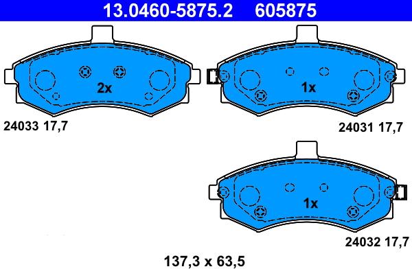 ATE 13.0460-5875.2 - Jarrupala, levyjarru inparts.fi