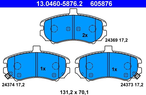 ATE 13.0460-5876.2 - Jarrupala, levyjarru inparts.fi