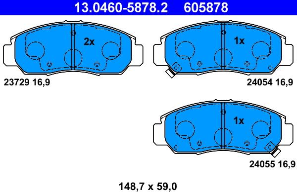 ATE 13.0460-5878.2 - Jarrupala, levyjarru inparts.fi