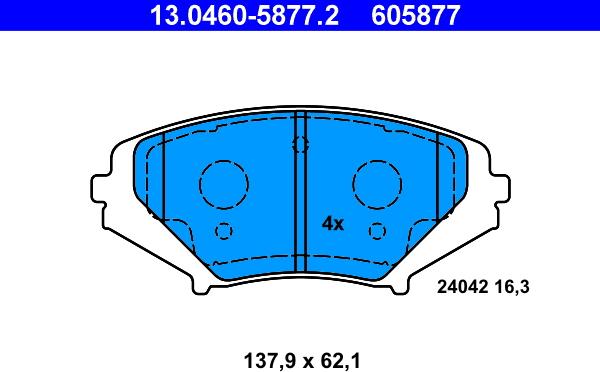 ATE 13.0460-5877.2 - Jarrupala, levyjarru inparts.fi