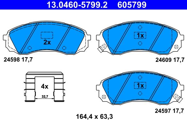 ATE 13.0460-5799.2 - Jarrupala, levyjarru inparts.fi