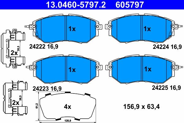 ATE 13.0460-5797.2 - Jarrupala, levyjarru inparts.fi