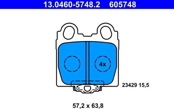 ATE 13.0460-5748.2 - Jarrupala, levyjarru inparts.fi