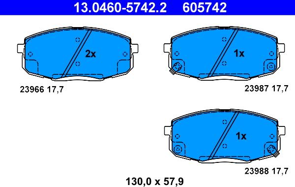 ATE 13.0460-5742.2 - Jarrupala, levyjarru inparts.fi