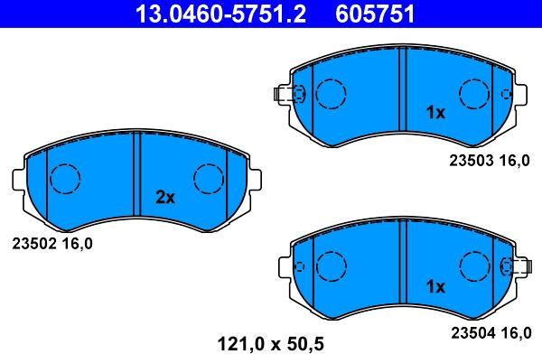 ATE 13.0460-5751.2 - Jarrupala, levyjarru inparts.fi