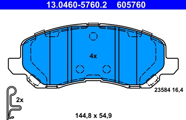 ATE 13.0460-5760.2 - Jarrupala, levyjarru inparts.fi